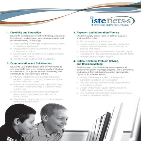 Estandares estudiantes ISTE