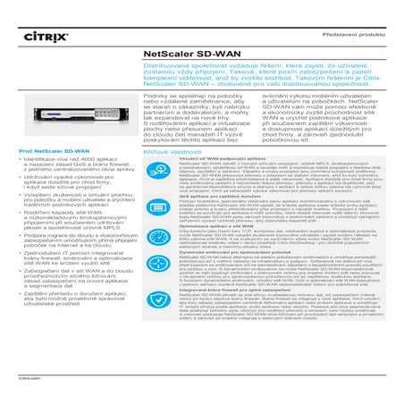 Citrix NetScaler SD-WAN