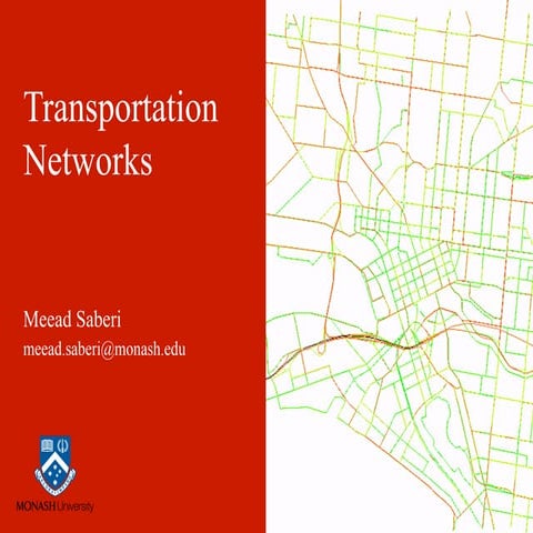 Transportation Networks at NetSci 2017 | PDF