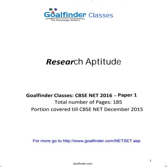 Net set research  methodology