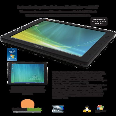 Sahara NetSlate a230T Spec Sheet