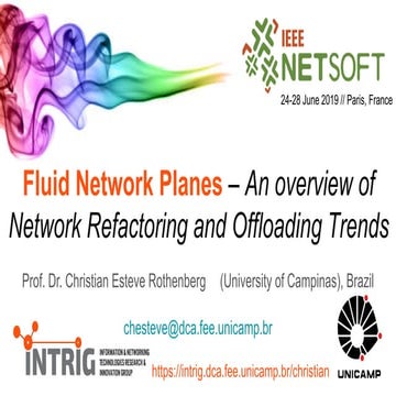 Netsoft19 Keynote: Fluid Network Planes