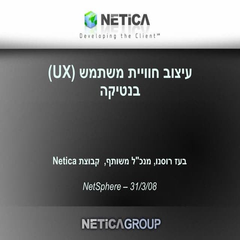 Netica UX design | PDF