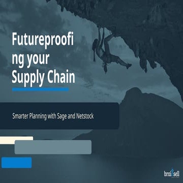 Futureproofing your Supply Chain: Smarter Planning with Sage and Netstock
