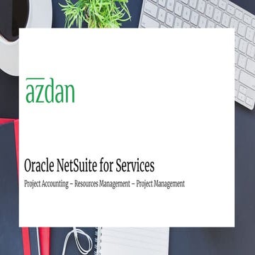 NetSuite for Services Companies - Azdan NetSuite Partner in UAE