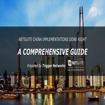NetSuite China Implementation Playbook