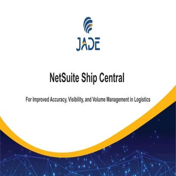 NetSuite Ship Central 
