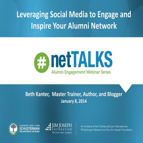 Engaging and Inspiring Alumni Networks with Social Media