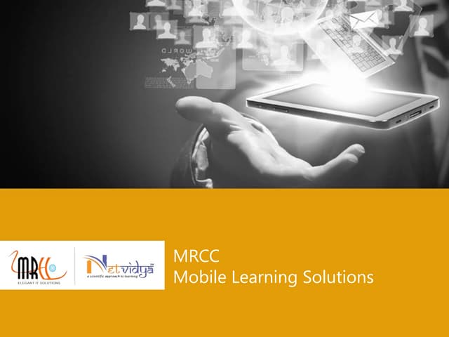 Netvidya mobile learning_slideshare
