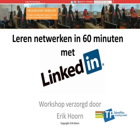 Personal Branding en Netwerken met behulp van Linkedin
