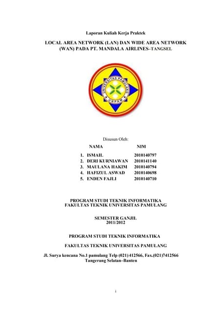 Tugas Pak Membuat Artikel Tentang Pamulang