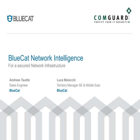 Network Intelligence for a secured Network (2014-03-12)