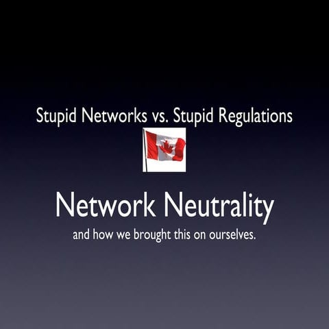 Network Neutrality: How We Brought this on Ourselves