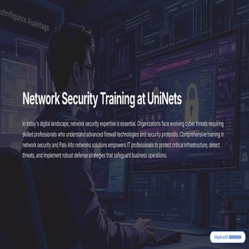 Online Network Security Training at UniNets – Student Information Guide