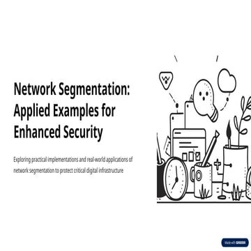 Network Segmentation Strategies for Enhanced Security and Compliance | PPTX