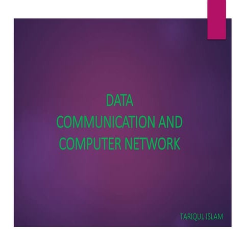CCNA_Data Communication and Computer Networking | PPTX | Computer ...