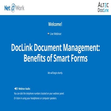 DocLink Document Management - Benefits of Smart Forms | PPT