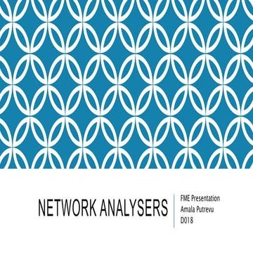 Vector Network Analyser for Microwave Measurement