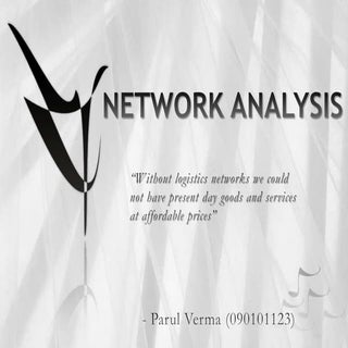 Network analysis