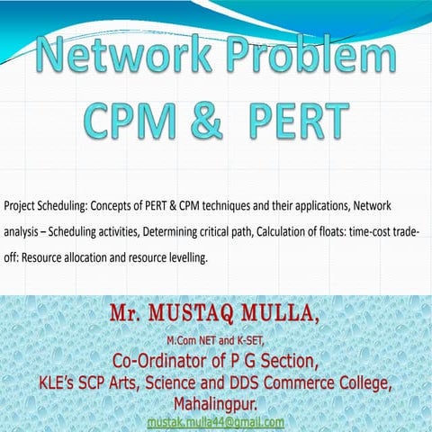 Network Analysis- CPM  ppt..pptx