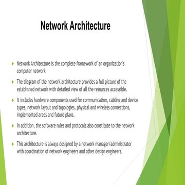Network archetecture