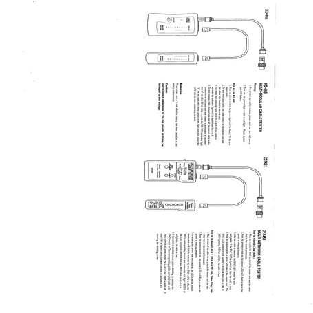 Network cable tester