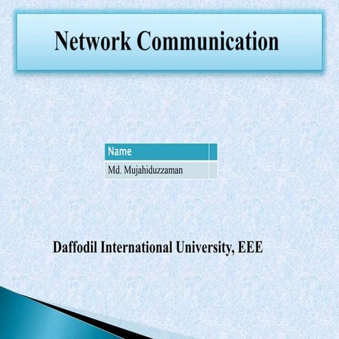 Network communication | PPT