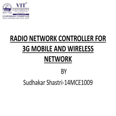 Network controller for 3 g mobile and wireless