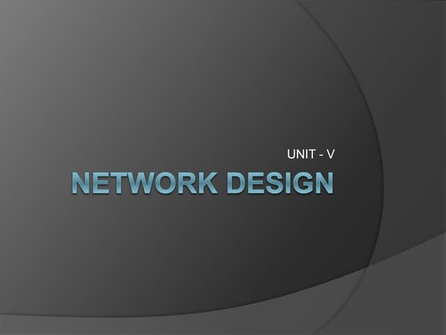 Network design