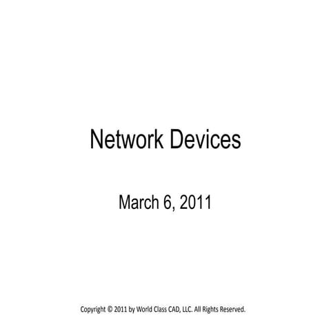 Network devices