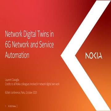 Network Digital Twins in 6G Network and Service Automation