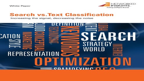 Search vs Text Classification