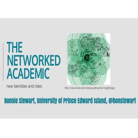 The networked academic: New identities & roles
