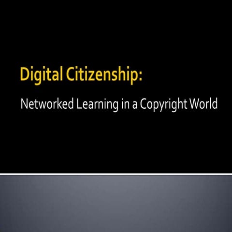 Networked Learning in a Copyright World: A Guide for Educators 