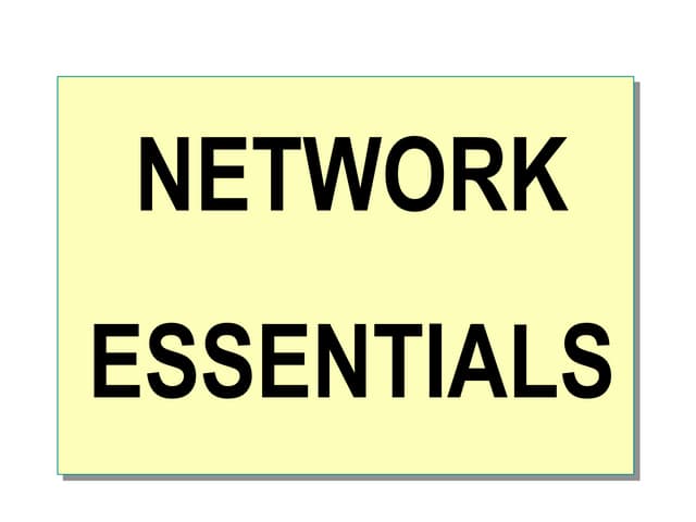 Network Essentials