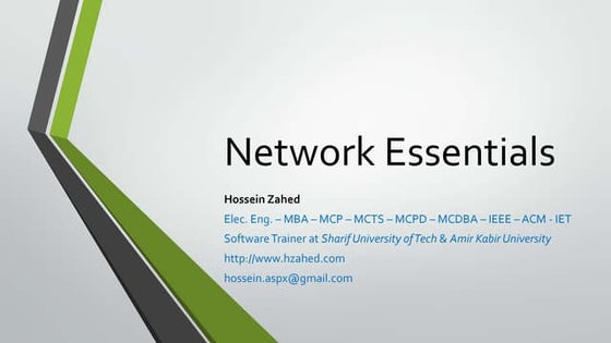 Network Essentials | PPT