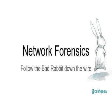 Network forensics - Follow the Bad Rabbit down the wire