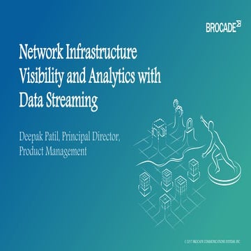 Network infrastructure visibility and analytics with data streaming