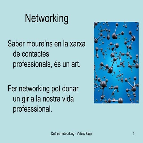 Networking i xarxa de contactes