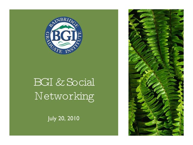 Social Networking