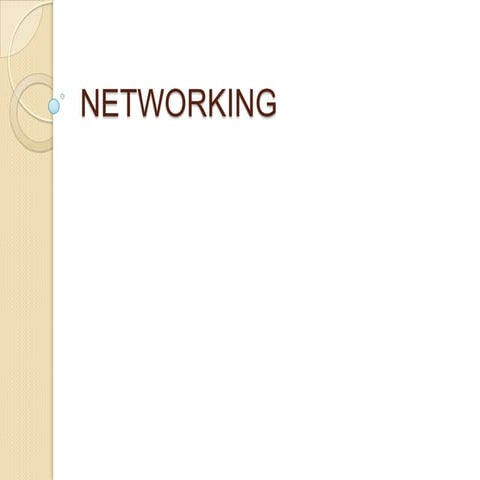 Networking | PPT