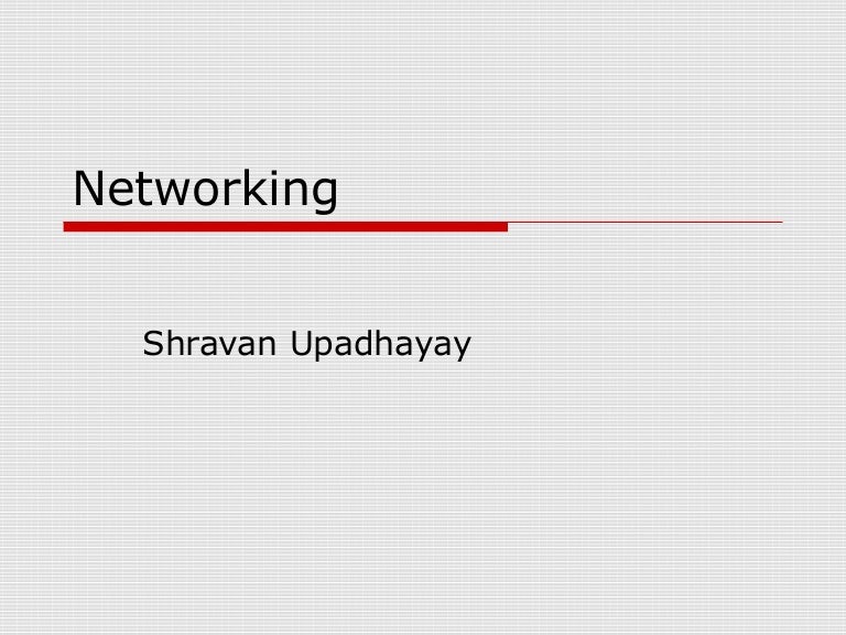 Networking in java