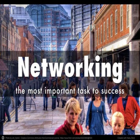 Networking, seven very important points