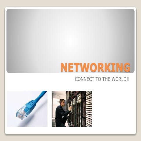 Networking ppt | PPTX