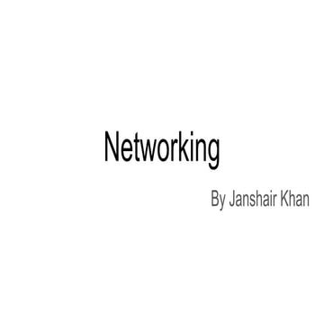 Networking