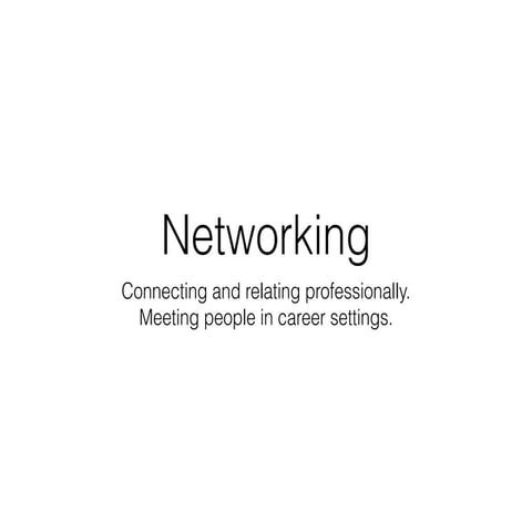 Networking