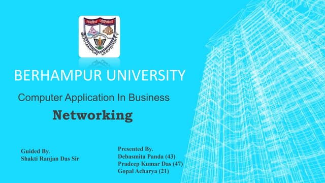 Networking | PPT