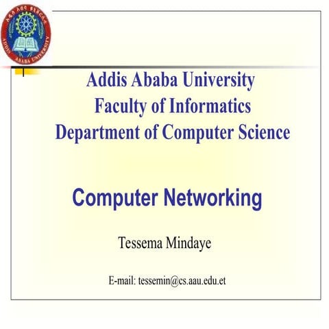Comprehensive Introduction to Computer Networking Concepts and ...