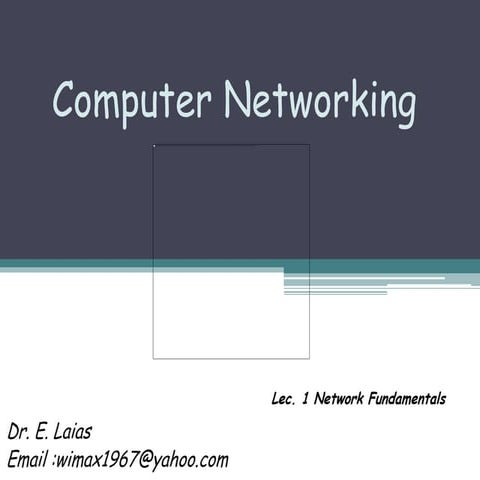 Net working lec.1