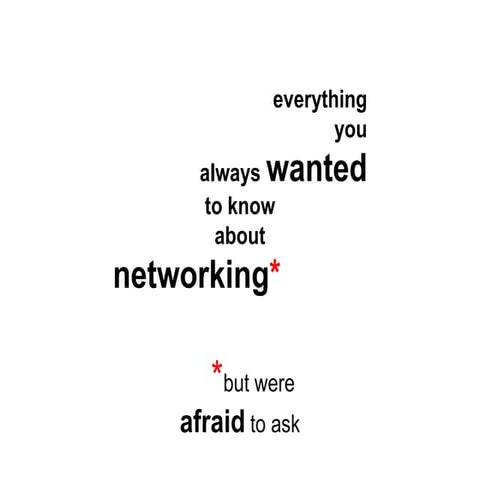 Networking--2009